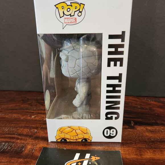 Marvel The Thing (Black & White) Funko PoP! Vinyl Figure #09 Gemini Collectibles - Picture 2 of 8